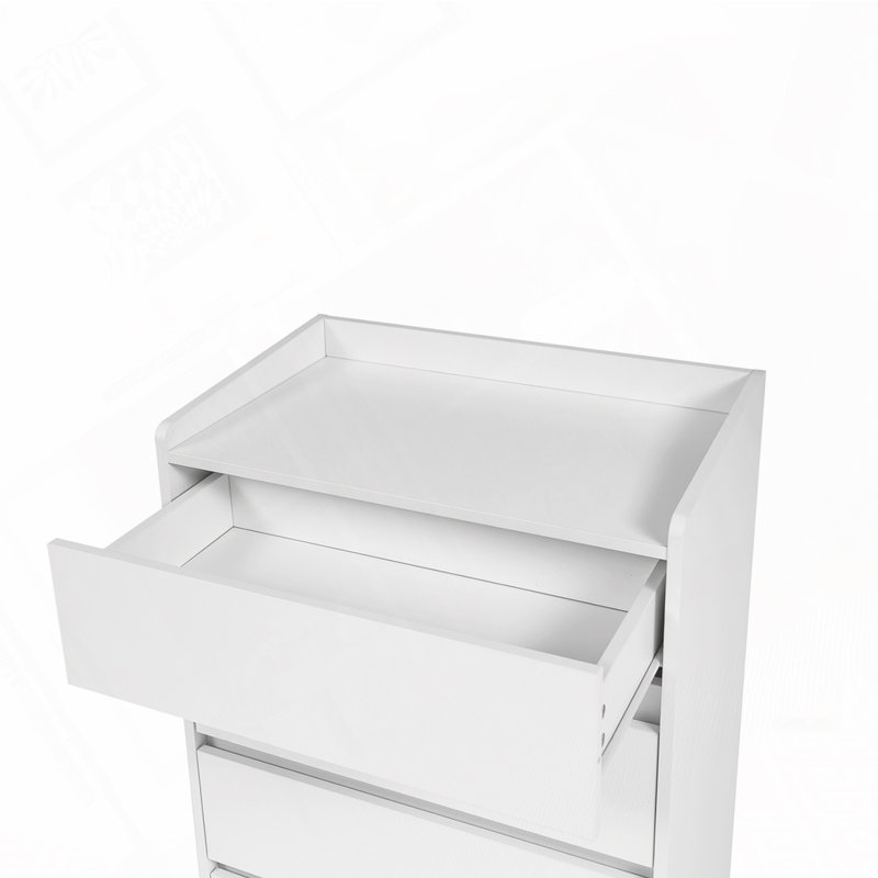 Commode 4 tiroirs, Blanc