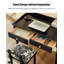 Black Retro Desk with Two Drawers