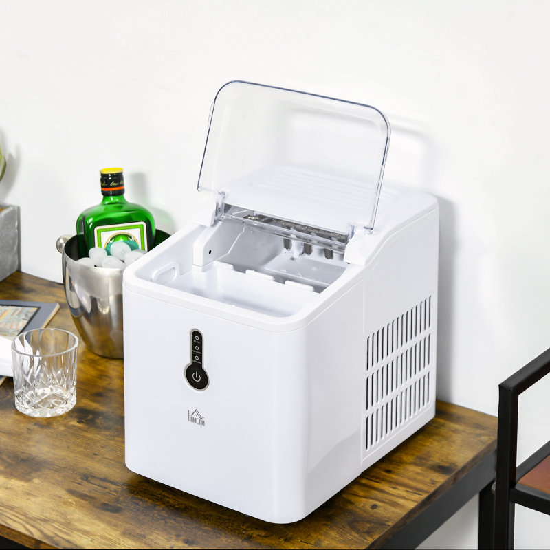 HOMCOM 12 Lb. Daily Production Bullet Ice Portable Ice Maker