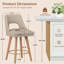 Swivel Linen Upholstered Counter Stool With Solid Wood Frame And Footrest-1751769960-1751769961