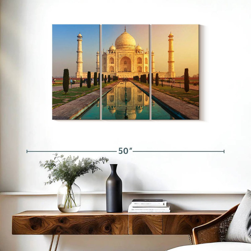Le Taj Mahal, H 24 po x l 38 po