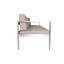 Canapé modulaire d'extérieur en aluminium avec coussins Pangea Home Karen 3 places avec repose-pieds assorti, structure antirouille et coussins durables