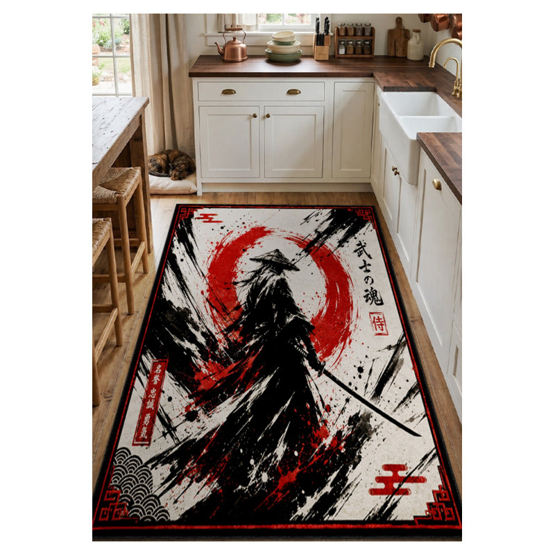 Tapis tissé à la crème Mosso, 4'11" x 7'7"