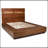 Mallory Smokey Walnut Queen Storage Platform Bed