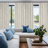 100% Blackout Floral Print Polyester Thermal Insulated Curtains With 12 Metal Rings & 12 Hooks, Pinch Pleat Window Treatments For Bedroom/Living Room (Set of 2)-116634213-116634210
