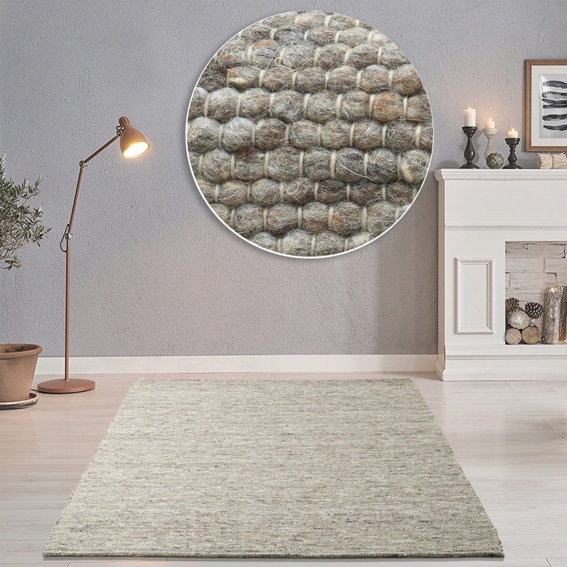 Hand Woven Brown Indoor Rug, Runner 70 x 140cm