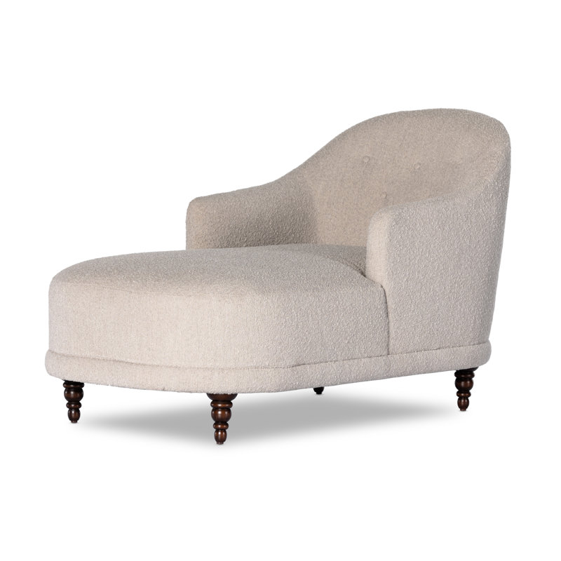 Chaise longue Bernay Denson, 95% polyester / 5% acrylique Knoll sable