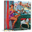 Babysitter At Beach Stand by George Hughes - Wrapped Canvas Painting-903479517