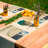 Polyester Abstract Rectangle Placemat