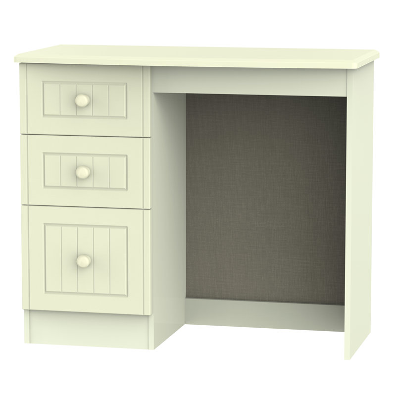 Fully Assembled Saxena Dressing Table, Cream