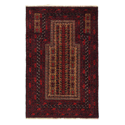 Tapis afghan Baluch 3 pi x 4 pi 7 po