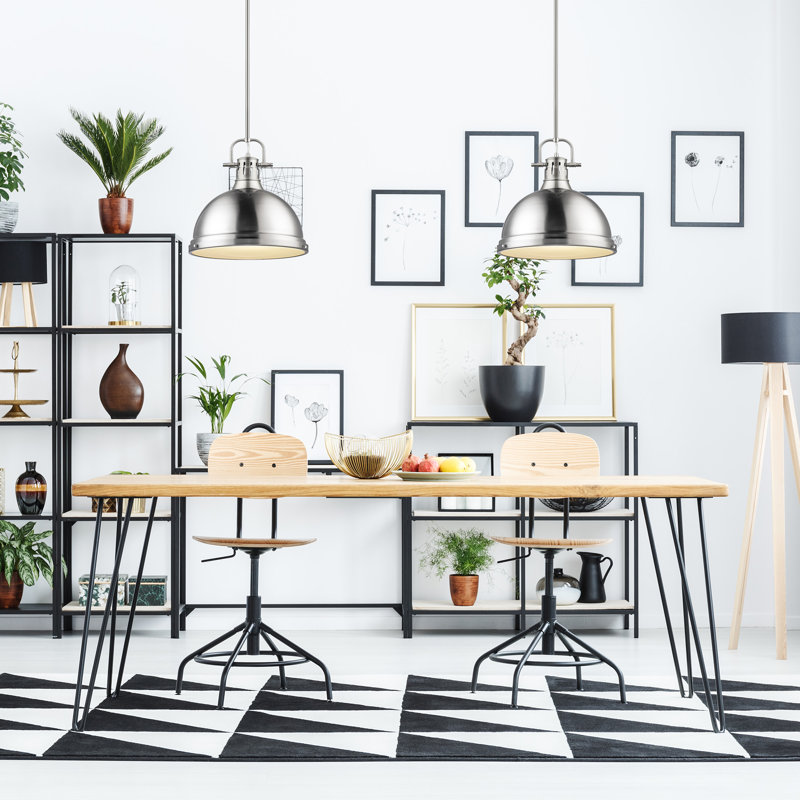 Calico 1 - Light Pendant, Pewter, Pewter