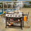 Royal Gourmet 4-Burner Liquid Propane Gas Grill Combo Griddle