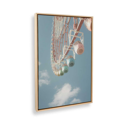 Cotton Candy Wheel On Canvas