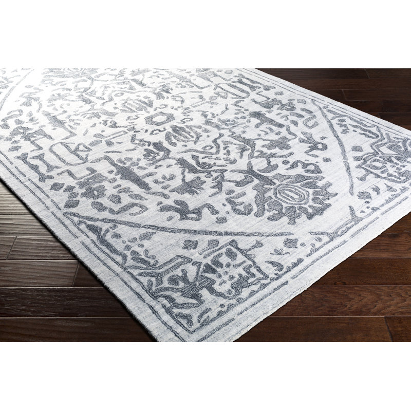 Malonne Viscose Oriental Indoor Rug, Rectangle 2' x 3'