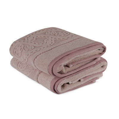 Ensemble de serviettes 100% coton 2 pièces Leshara