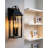 Large 21-Inch Outdoor Wall Sconce With 3 Lights, Waterproof Porch Lantern For Front Door, Patio, Garage, And Entryway, Features Tempered Glass Shade And E12 Bulb Sockets