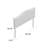 Clouchete Natural Queen Camelback Upholstered Headboard with Nailhead Trim-23991598-50444721