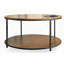 Table basse ronde à deux couches-306592282