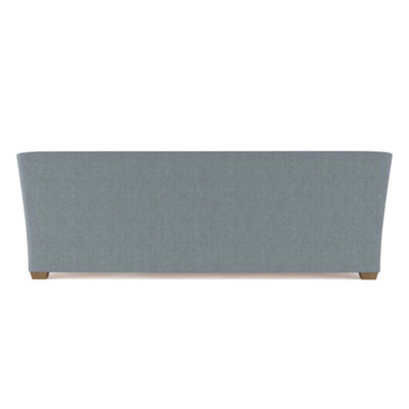 Rivington Flare Square Track-Arm Sofa, Box Weave Linen Oyster, 31" H x 96" W x 37" D, Weathered