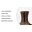 Ansen Mirrored Ceramic Decorative Vases 3-piece set-44651144