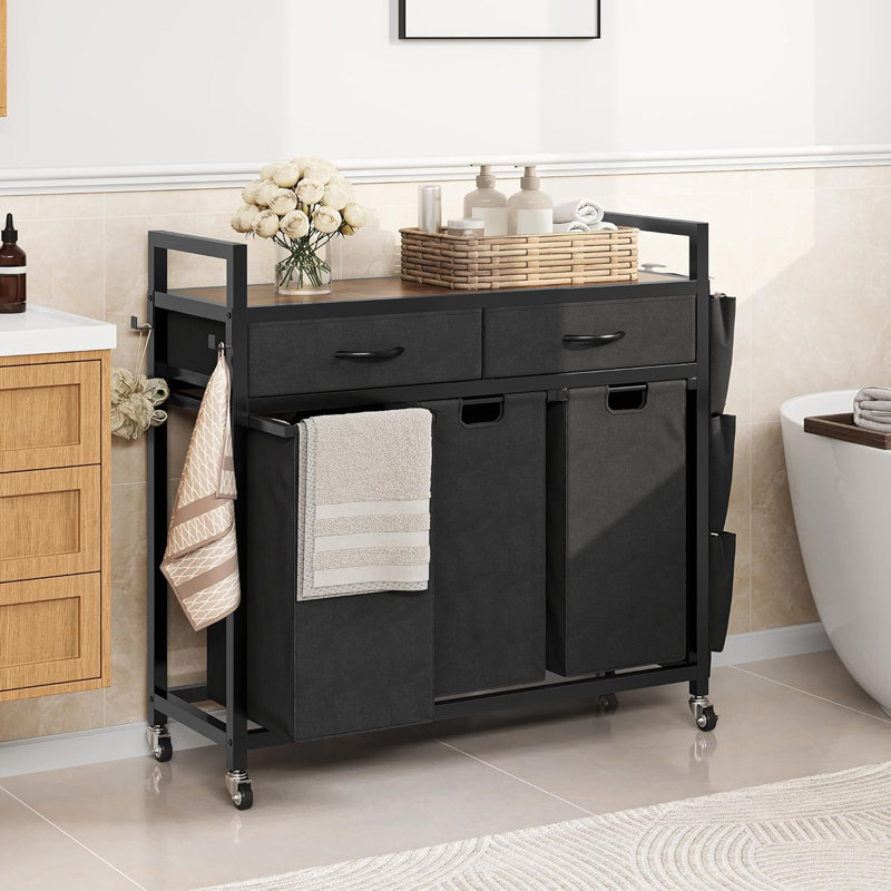 Metal Laundry Cart