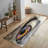 Elegant Floral Printed Rug with Soft Non-Woven Material Ideal for Enhancing Home Decor-126331953