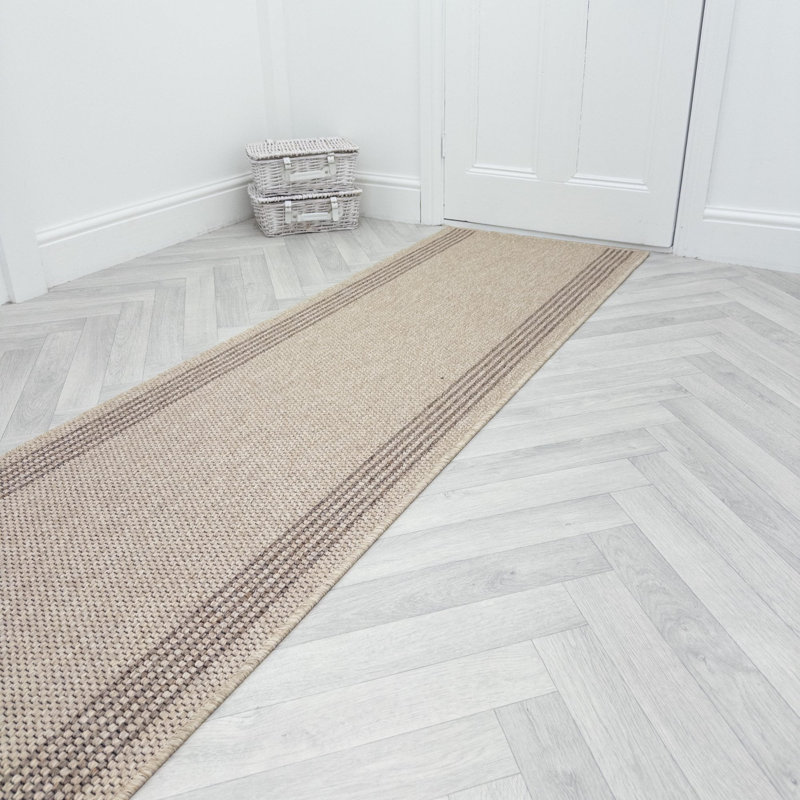 Runner Solid Colour Looped / Hooked Area Rug, Runner 80 x 150 cm