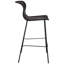 De 2 tabourets de bar en faux métal brun, 22,73 pouces de large, sophistiqués pour les salles à manger - 2 tabourets de qualité durable et 24 de profondeur