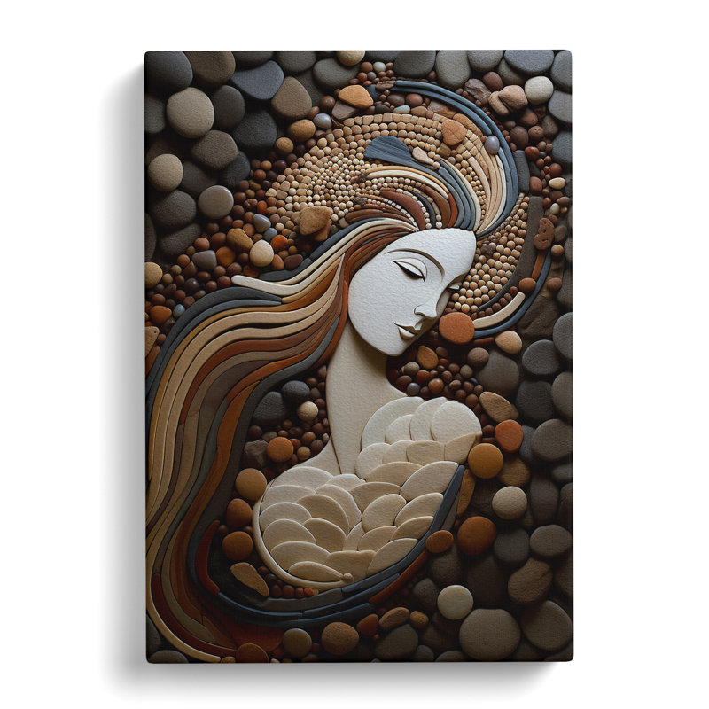 Pebbles - Wrapped Canvas, 60cm H x 40cm W x 3cm D