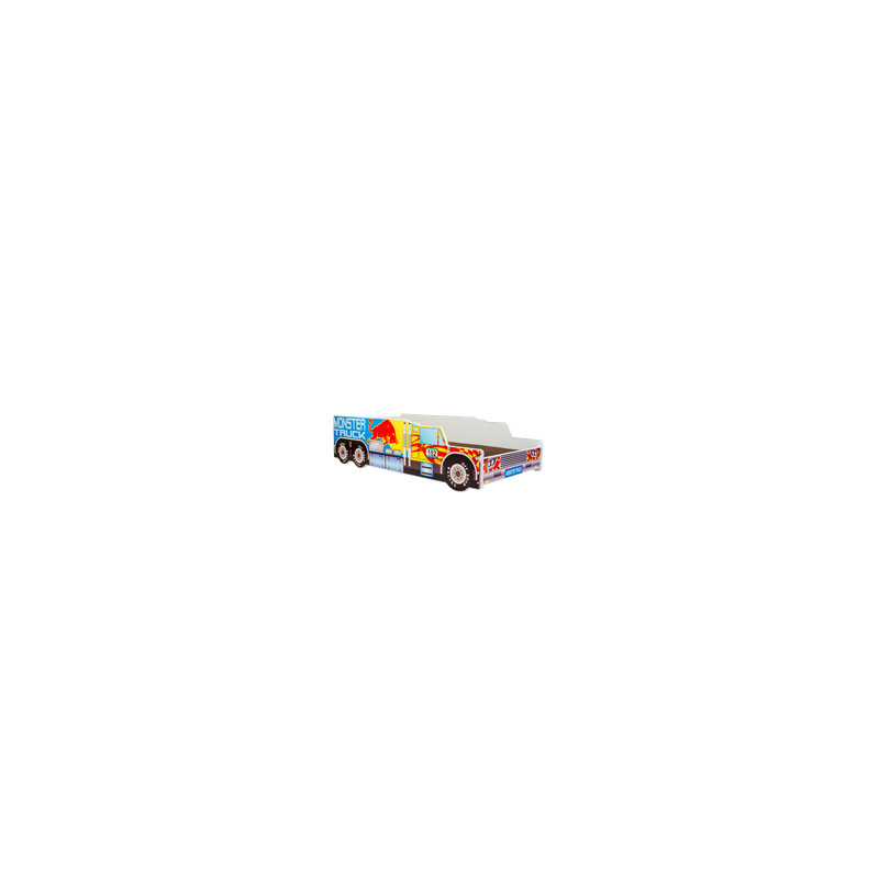 Children's auto bed - Monster Truck, Cot Bed / Toddler (70 x 140cm)