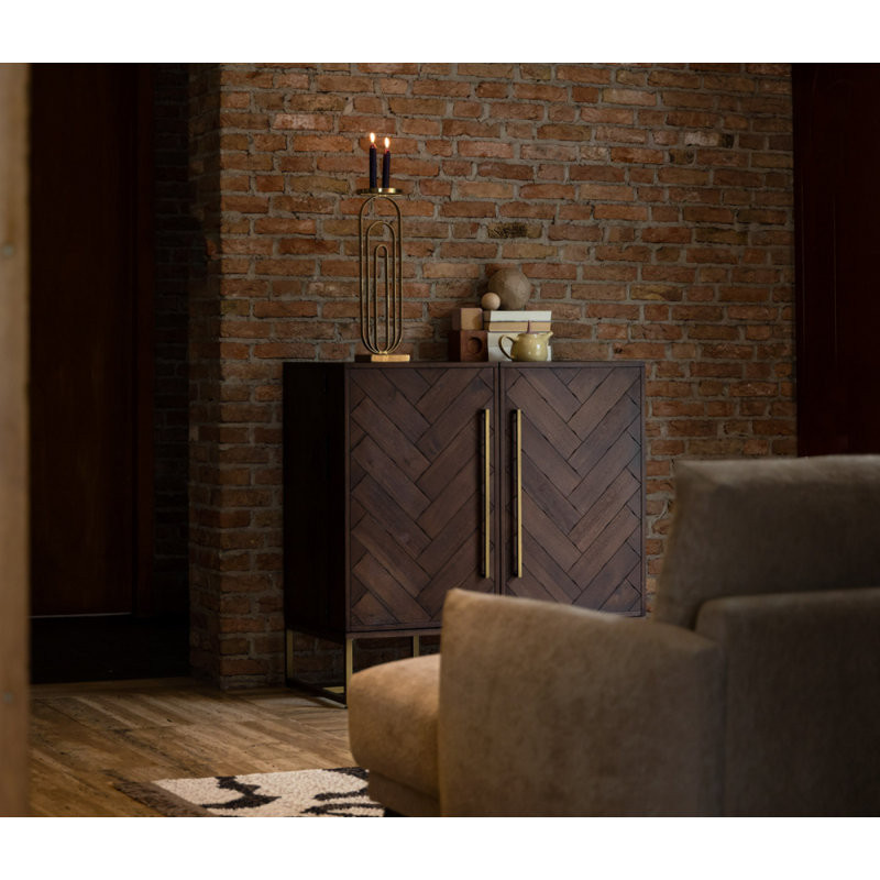 Solid Wood Bar Cabinet