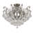 Transitional 8 Light Brass  Crystal Chandelier-1022720030