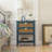 2 Drawer Side table,Naturel Rattan,End table,Side table,End table,Nightstand-1254924241