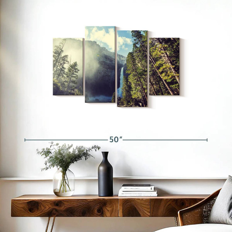 Alvord Mighty Yosemite Waterfall, 22'' H x 36'' W