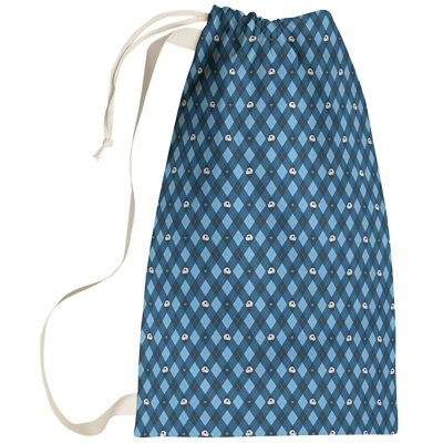 Kitterman Fabric Laundry Bag with Handles