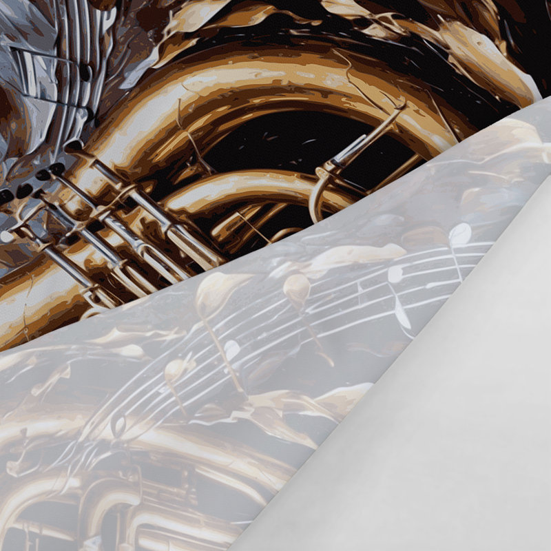 Tapisserie murale «Music Tuba», 51 po x 60 po