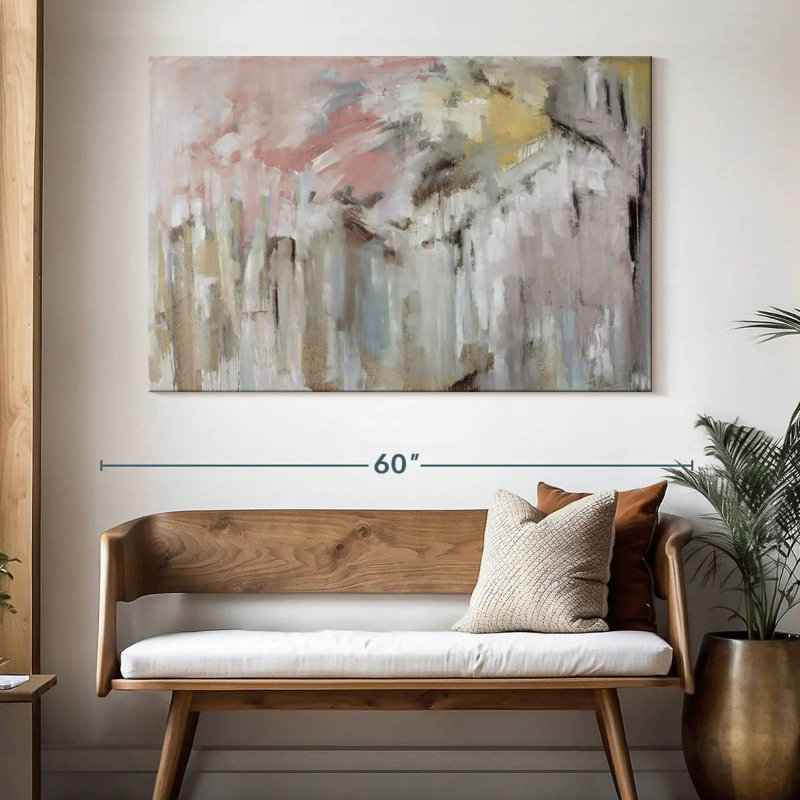 Avery Spring Splash Abstract, 34" H x 51" W