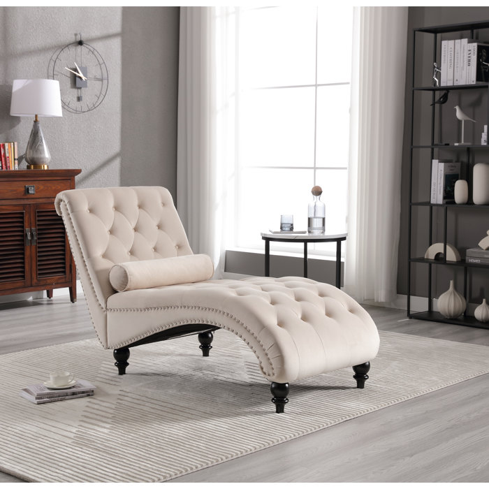 House of Hampton® Hadasah Upholstered Chaise Lounge & Reviews | Wayfair