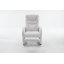 Chaise berçante en tissu avec repose-pieds Teddy-199263670