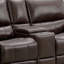 Causeuse inclinable en similicuir de 75 po Janjire