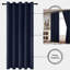 100 % Polyester Blackout Eyelet Synthetic Room Darkening Thermal Curtain-649955953-649955955