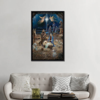 Silent Night - Wall Art Print - Framed Canvas