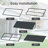 Powder-coated Metal Frame Standing Seam Fixed Window Awning All Weather Protection Door Canopy for Entrance, Windows, Porches, Balconies-126954196-126954192