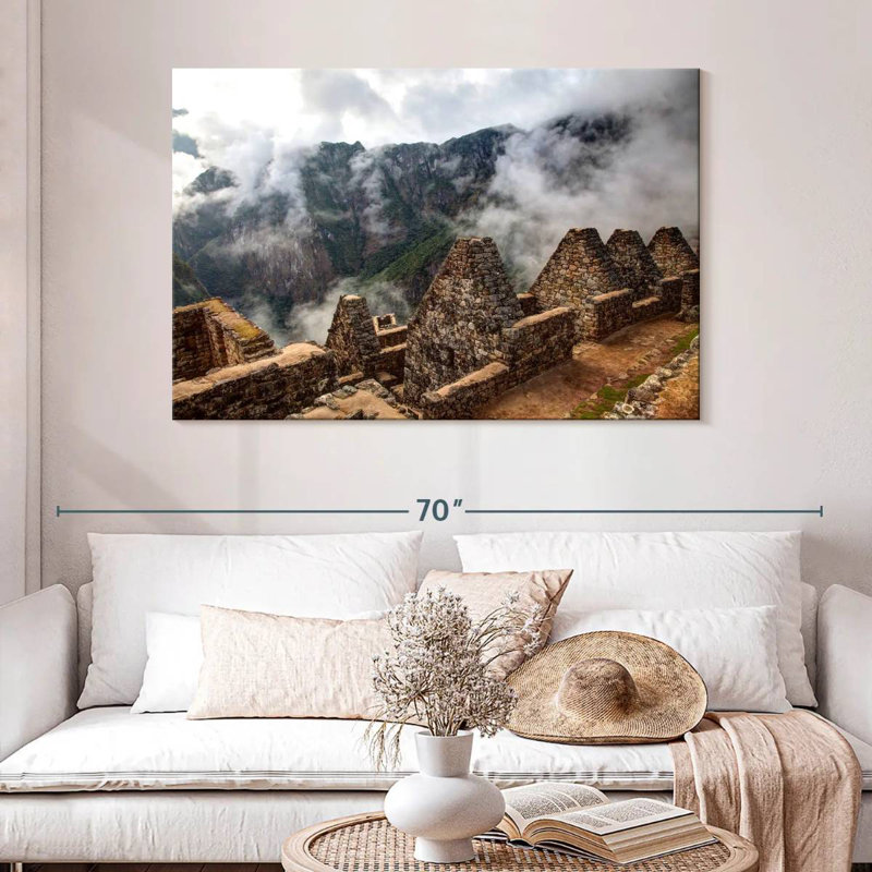 Lilie nuageux Machu Picchu, H 32 po x l 48 po