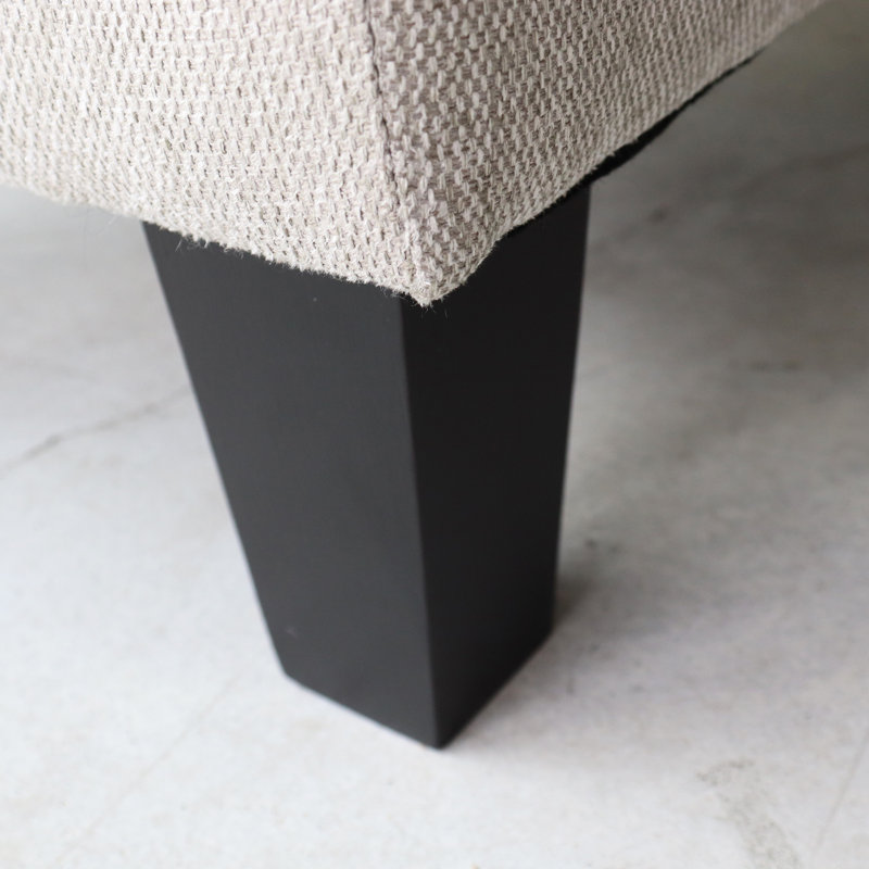 Repose-pieds en tissu, Gris