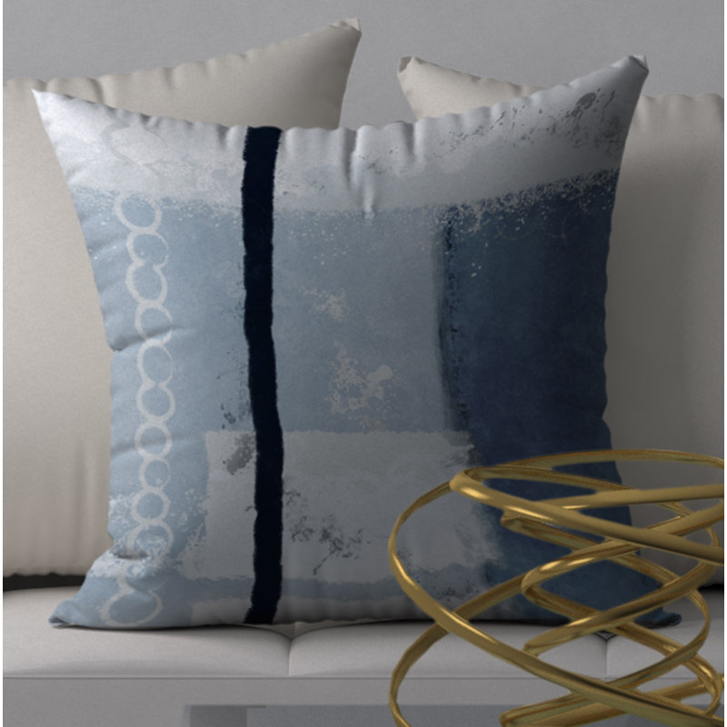 Beautiful Reversible Throw Pillow, 18" H x 18" W