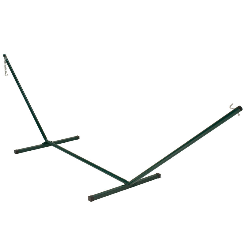 Nord Steel Standard Hammock Stand, Powder Coat Finish/Green