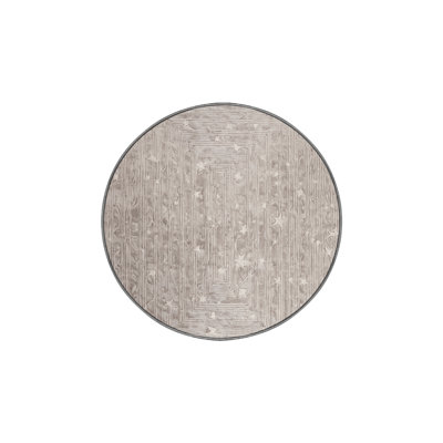 Tapis gris soyeux et moelleux