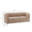 Canapé incurvé en chenille avec assise moelleuse-1651340503